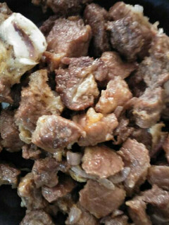 A picture of Fried mutton.