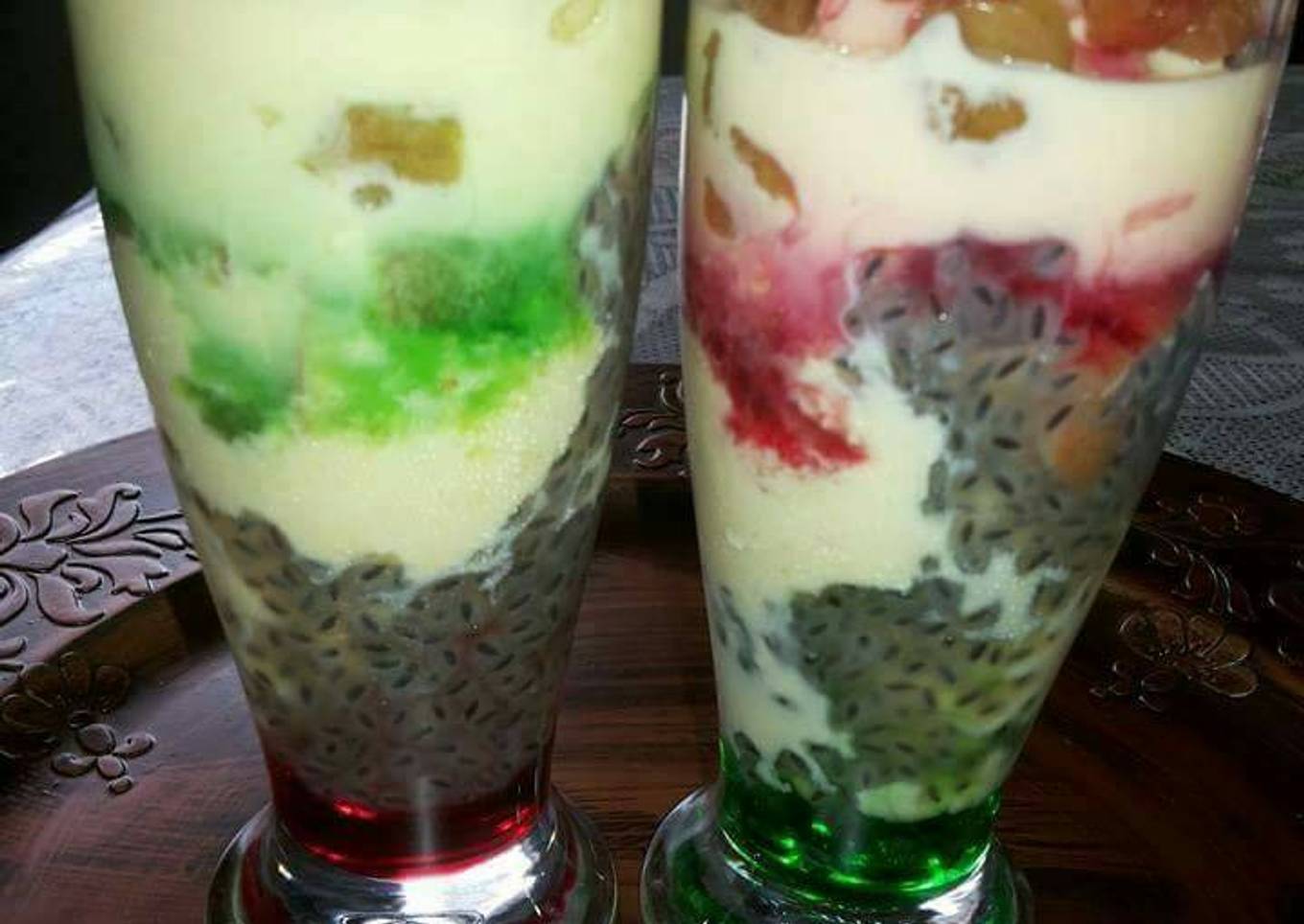 Cool cool sabza dessert