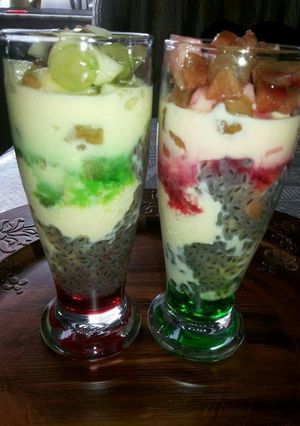 A picture of Cool cool sabza dessert.