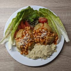 A picture of Baked Beans Jacket Potato.
