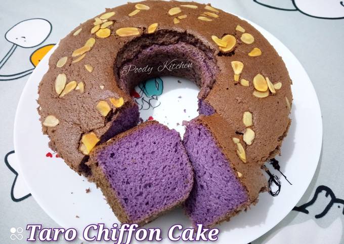 Taro Chiffon Cake