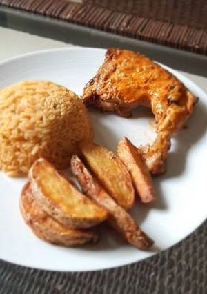 স্পাইসি রেড গ্রিলড্ চিকেন (Spicy Red Grilled Chicken recipe in Bengali) রেসিপির প্রধান ছবি