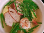 A picture of pork shrimp dumplings