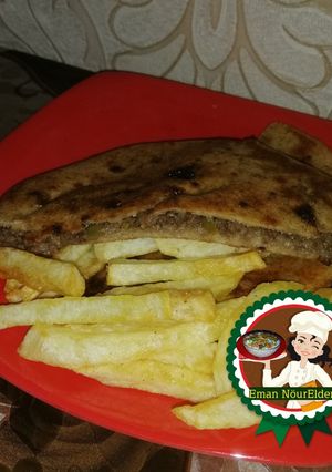 صورة لوصفة الحواوشي باللحمه والفلفل الحار