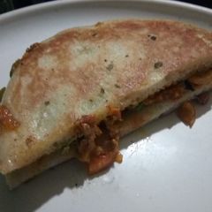 A picture of Stuff paneer kulcha.