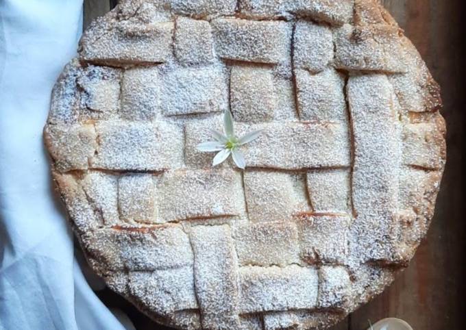 Crostata di ricotta e limone