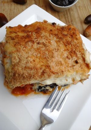 A picture of Veggie Moussakas.