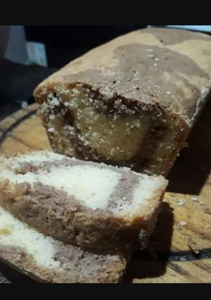 Una foto de Budín marmolado