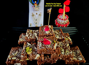 A picture of Mohanthal - Lord Krishna's Favorite Traditional Sweets Of Gujarat.