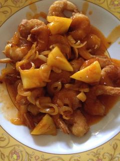 Foto resep Udang saus asam manis