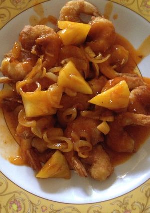 Foto resep Udang saus asam manis