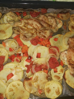 Una foto de Asado de pollo