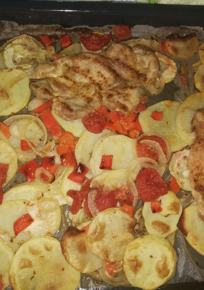 Una foto de Asado de pollo