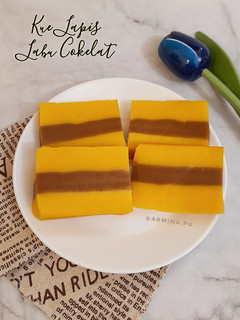 Foto resep Kue Lapis Labu Cokelat