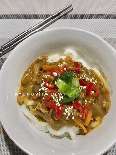 Foto resep 15. Beef Curry Udon