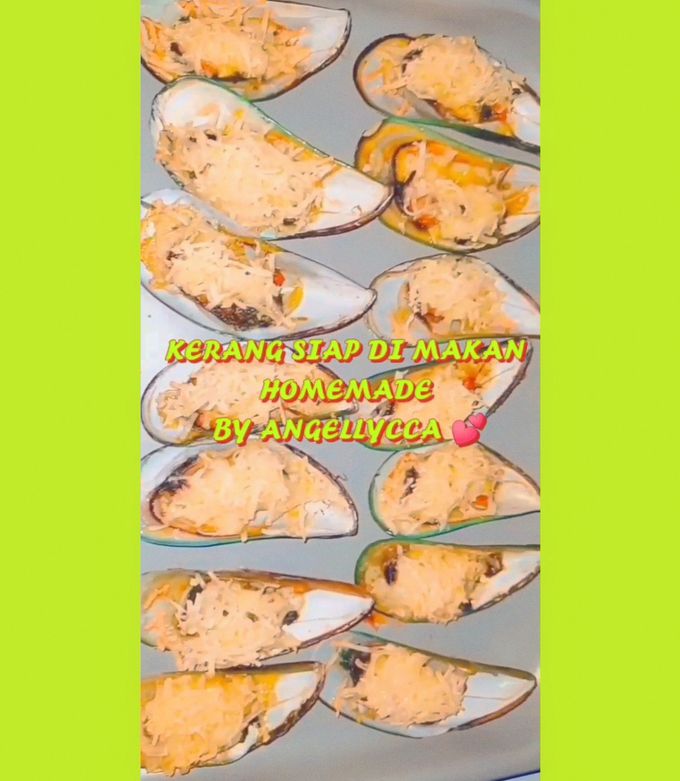 Foto resep Kerang hijau keju panggang