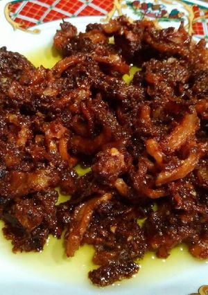 Foto resep Cumi Kering Saos Mentega