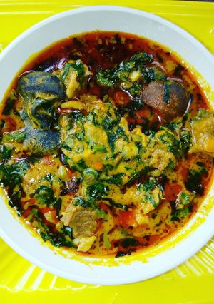 A picture of Banga soup.