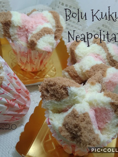 Foto resep Bolu Kukus Neapolitan