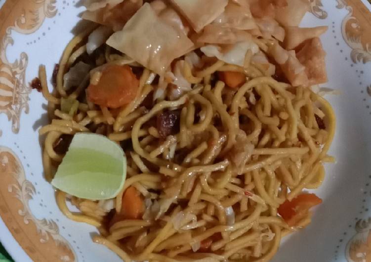 Mie naga manis pedas praktis