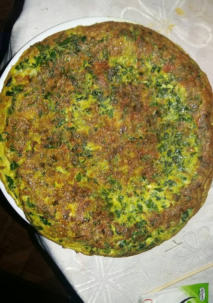Una foto de Tortilla de espinacas