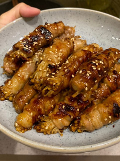 懶人照燒金珍菇捲 的食譜成品照片
