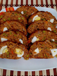 Zöldséges- gombás fasírt recept fotója