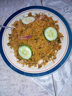 A picture of Dambun couscous.