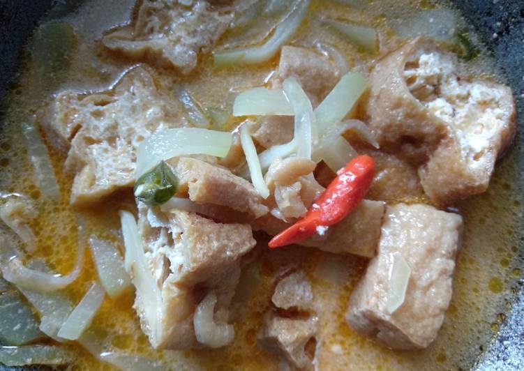 Cara Gampang Membuat Sayur labu tahu santan, Bikin Ngiler