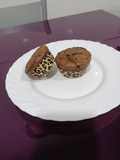 Muffins de brownie sin gluten