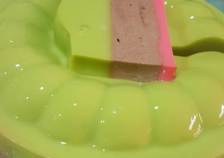 Puding busa avocado mocca ketofy