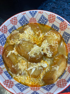 Una foto de Sopa de ajo con huevo