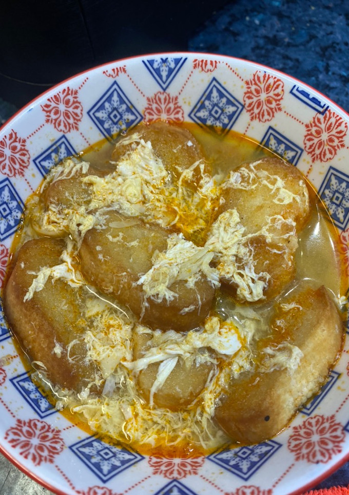 Una foto de Sopa de ajo con huevo