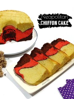 Foto resep Neapolitan Chiffon Cake