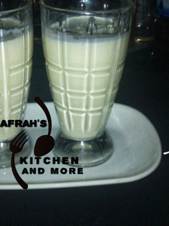 A picture of Orange milkshake.