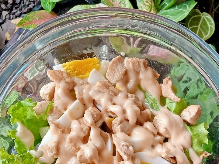 Cara Gampang Membuat Resep  Chicken salad simple yang Enak Banget, Bisa Manjain Lidah