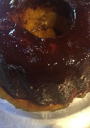Una foto de Budín de pan de soja con cardamomo sin gluten