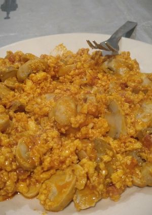 Una foto de Revuelto de champiñones a mi manera