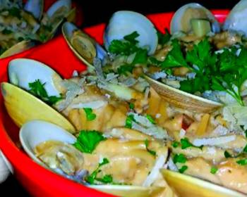 Popular Recipe Mikes EZ Seafood Alfredo  Roasted Garlic Spread Dinner Practical Delicious