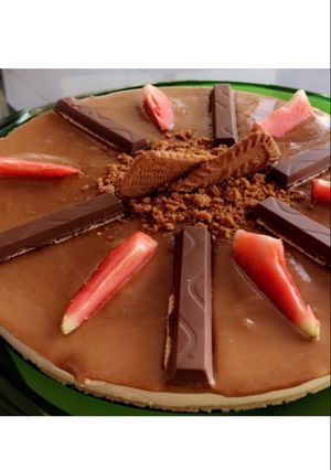 صورة لوصفة تشيز كيك اللوتس 🍰😋