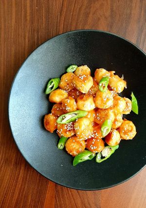 عکسی از دستور کوفته مرغ پرتقالی ۲ (Orange chicken meatballs)