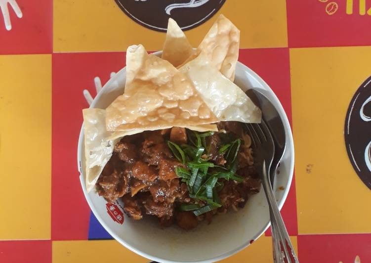 Resep Mie Ayam Tanpa Tulang, Enak Banget