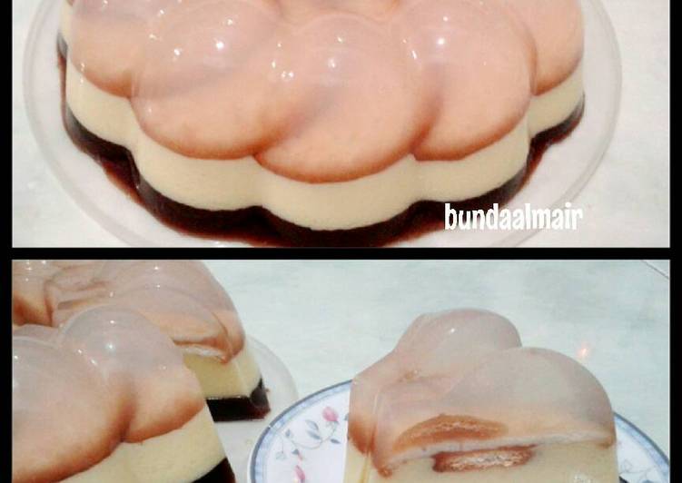 Resep Pudding Biskuit Marie recipe by LawThomaz Anti Gagal