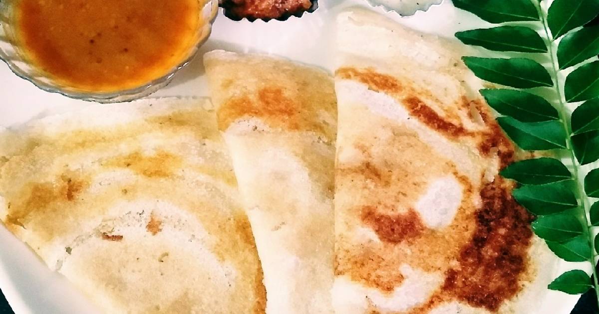 Instant Dosa from leftover rice Recipe by Abhinit Kaur Chawla Cookpad