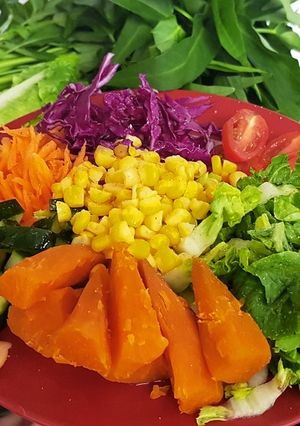Foto resep Salad veggie/diet vegetarian- simple healthy eat