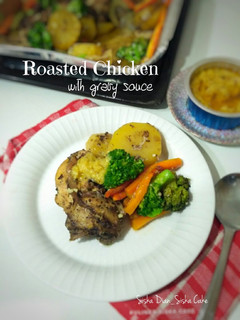 Foto resep 1. Roasted Chicken with Gravy Souce
