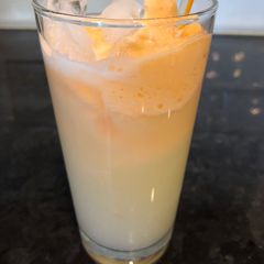 Quick instant lemonade orange sherbet A picture of Quick instant lemonade orange sherbet.