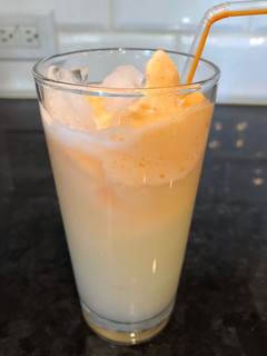 A picture of Quick instant lemonade orange sherbet.