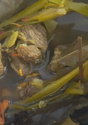 Foto resep Pindang Iga Olahan sedap daging sapi gosong