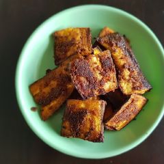 A picture of Raw banana pan fry.